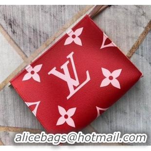 Perfect Louis Vuitton Monogram Canvas Toiletry Pouch 26 Bag M47542 Rouge 2019