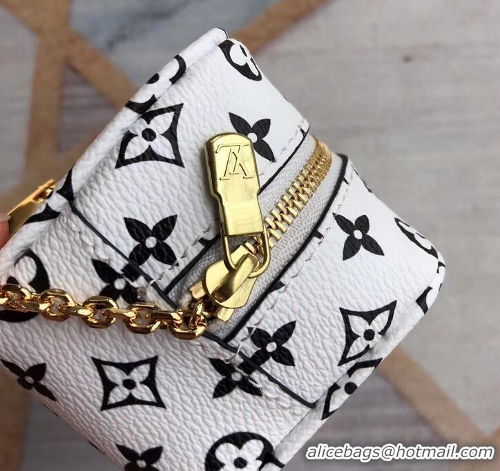 Good Quality Louis Vuitton Monogram Canvas Cube Coin Purse M67669 Kaki 2019