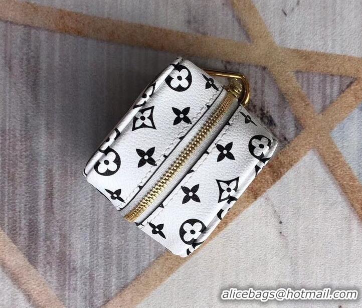 Good Quality Louis Vuitton Monogram Canvas Cube Coin Purse M67669 Kaki 2019