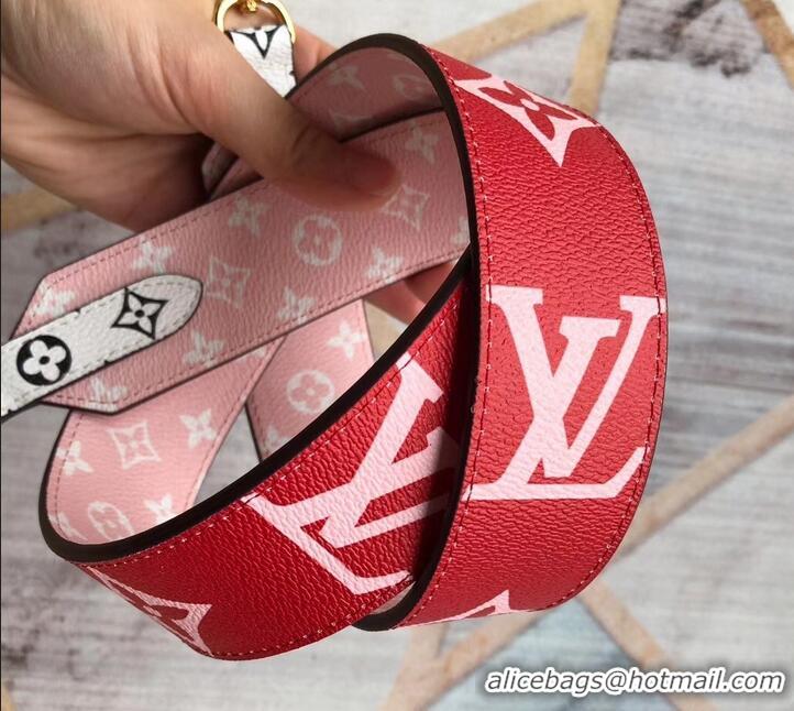 Duplicate Louis Vuitton Monogram Canvas XL Shoulder Strap Bandouliere J02442 Rouge 2019