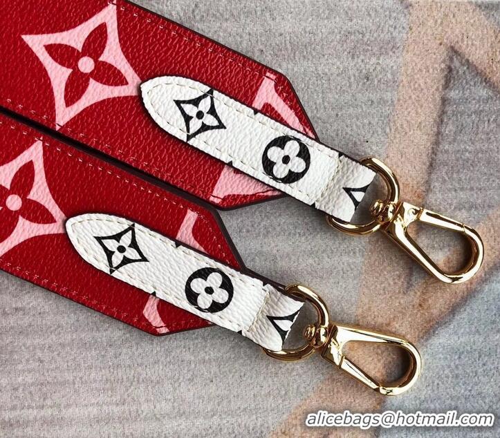 Duplicate Louis Vuitton Monogram Canvas XL Shoulder Strap Bandouliere J02442 Rouge 2019