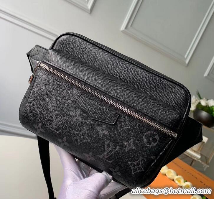 Top Quality louis vuitton Outdoor Bumbag noir in taiga leather M30245