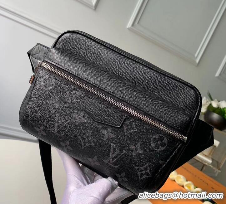 Top Quality louis vuitton Outdoor Bumbag noir in taiga leather M30245