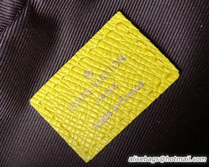 New Product louis vuitton Outdoor Bumbag yellow in taiga leather M30251