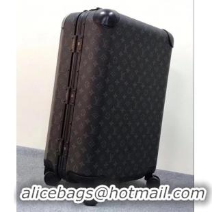 New Stylish louis vuitton horizon 55 monogram eclipse luggage m23002