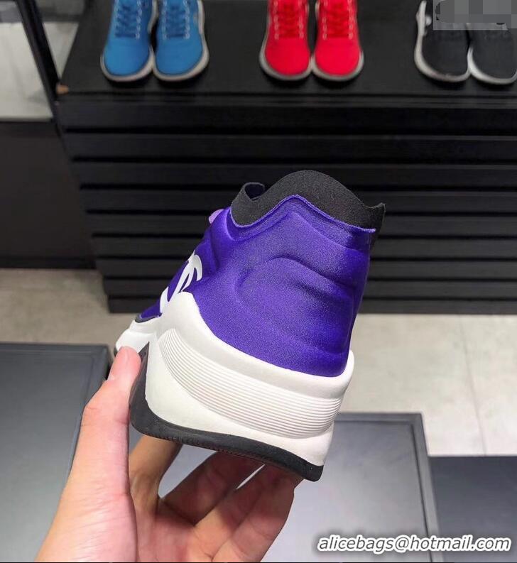 Buy Inexpensive CHANEL FABRIC SNEAKERS G34763 PURPLE 2019