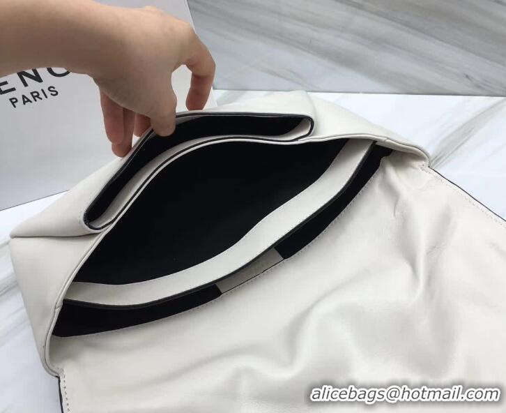 Hot Sale Givenchy Large Envelope Clutch 501434 White Logo