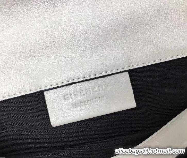 Hot Sale Givenchy Large Envelope Clutch 501434 White Logo