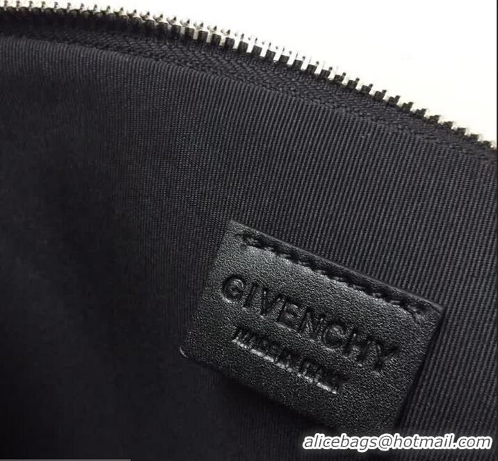 Good Product Givenchy Printed Logo Large Clutch 501438 Black/Red