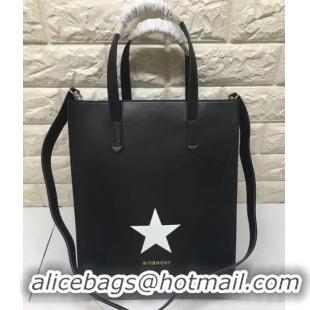 Grade Quality Givenchy Calfskin Star Printed Shopper Tote 501442 Black