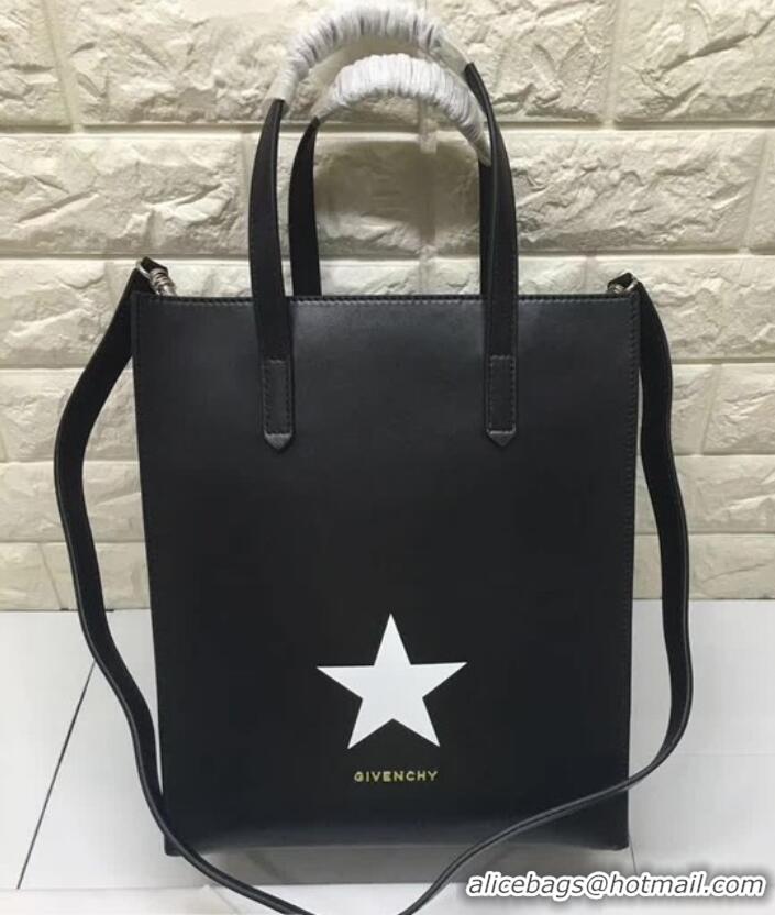 Grade Quality Givenchy Calfskin Star Printed Shopper Tote 501442 Black