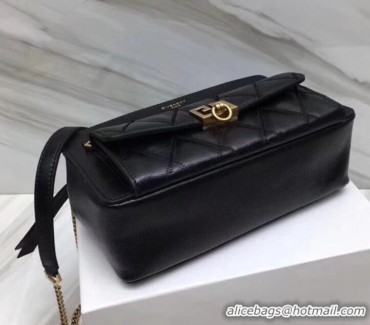 Crafted Givenchy Pocket Shoulder Bag 501448 Black