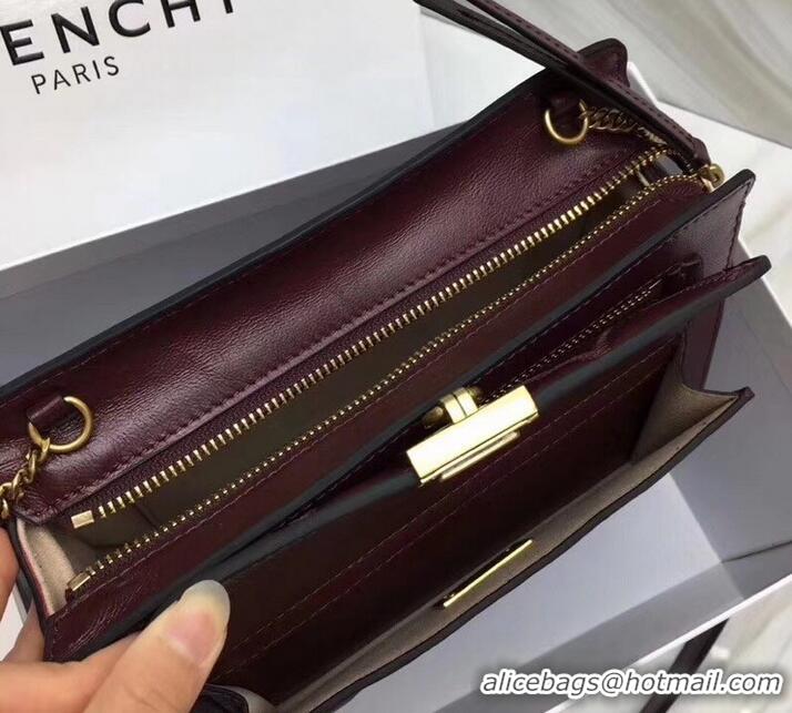 Grade Crafted Givenchy Pocket Shoulder Bag 501448 Burgundy