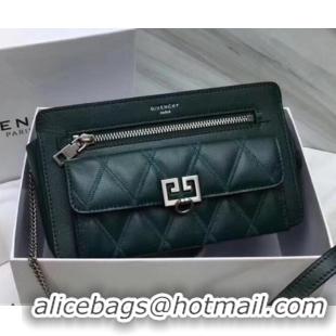 Stylish Givenchy Pocket Shoulder Bag 501448 Green