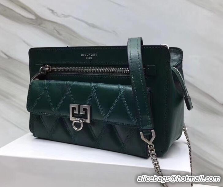 Stylish Givenchy Pocket Shoulder Bag 501448 Green