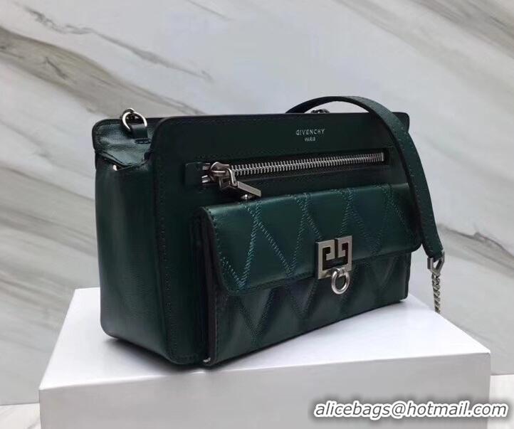 Stylish Givenchy Pocket Shoulder Bag 501448 Green