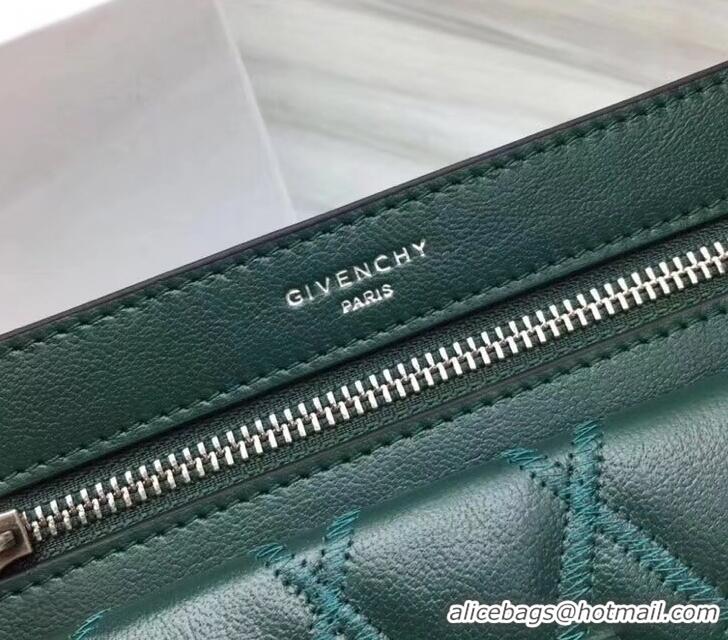 Stylish Givenchy Pocket Shoulder Bag 501448 Green