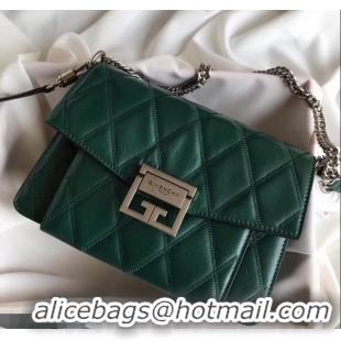 Cheap Price Givenchy GV3 Lambskin Shoulder Bag 501449 Green