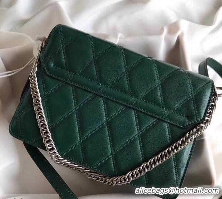 Cheap Price Givenchy GV3 Lambskin Shoulder Bag 501449 Green