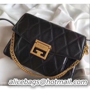 Hot Style Givenchy GV3 Lambskin Shoulder Bag 501449 Black