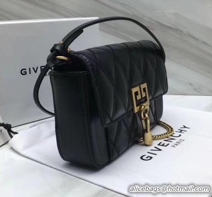 Discount Givenchy GV3 Lambskin Belt Bag 501450 Black