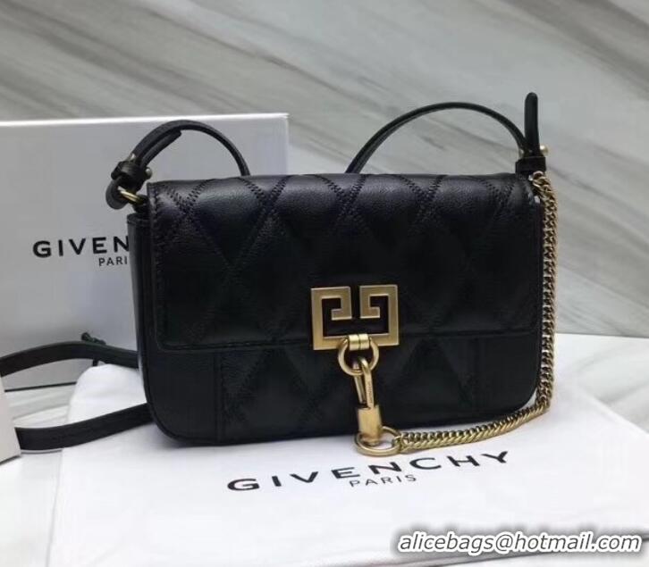 Discount Givenchy GV3 Lambskin Belt Bag 501450 Black