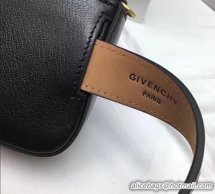 Discount Givenchy GV3 Lambskin Belt Bag 501450 Black