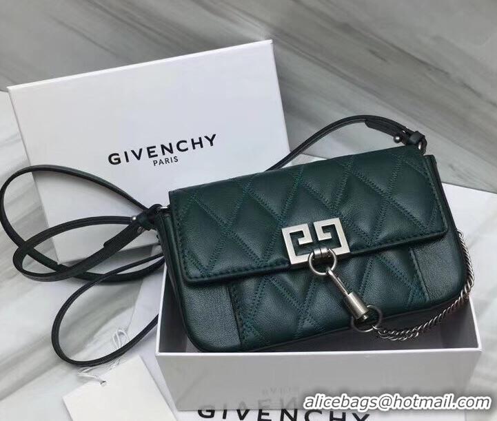 Best Grade Givenchy GV3 Lambskin Belt Bag 501450 Green