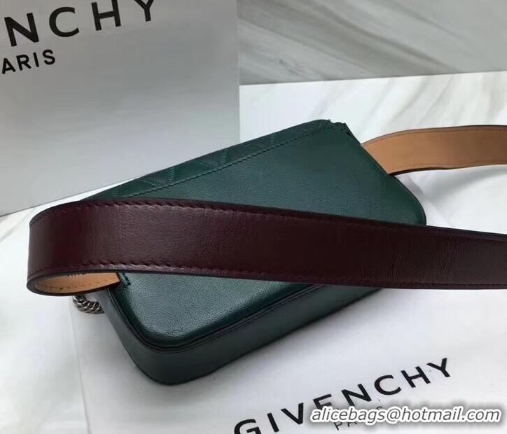 Best Grade Givenchy GV3 Lambskin Belt Bag 501450 Green