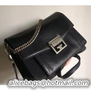 Perfect Givenchy GV3 Lambskin Shoulder Bag 501455 Silver/Black