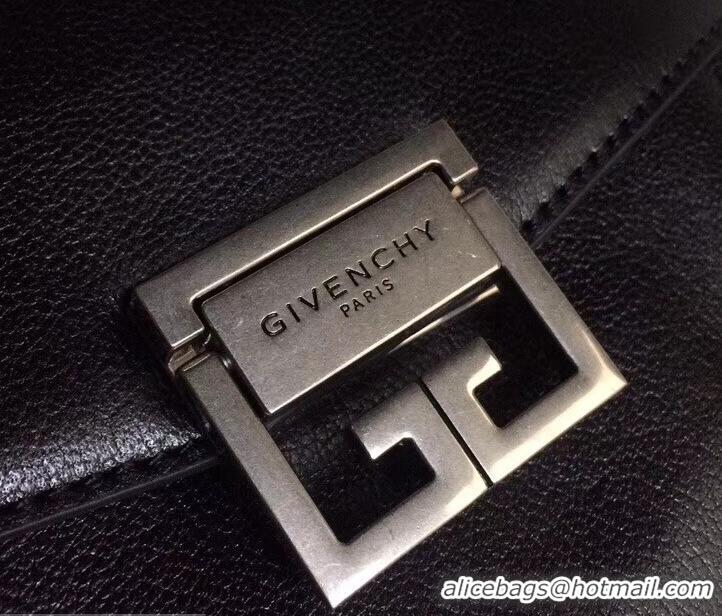 Perfect Givenchy GV3 Lambskin Shoulder Bag 501455 Silver/Black