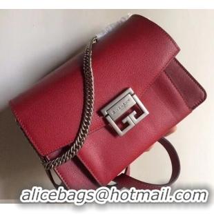 Well Crafted Givenchy GV3 Lambskin Shoulder Bag 501455 Red