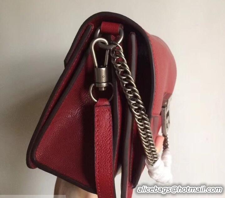 Well Crafted Givenchy GV3 Lambskin Shoulder Bag 501455 Red