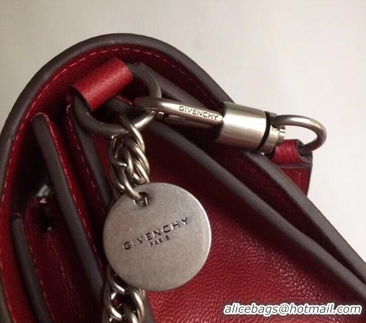 Well Crafted Givenchy GV3 Lambskin Shoulder Bag 501455 Red