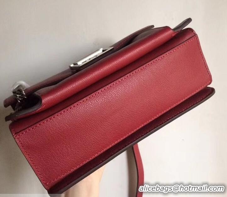 Well Crafted Givenchy GV3 Lambskin Shoulder Bag 501455 Red