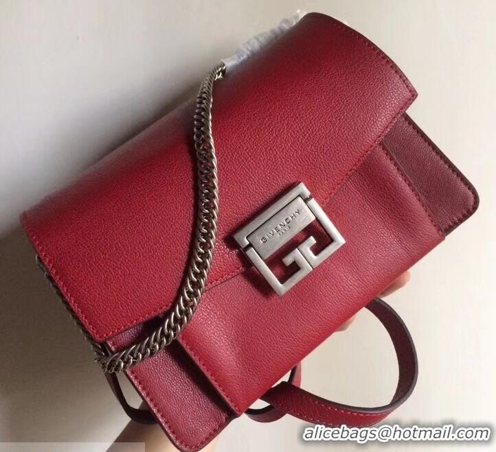 Well Crafted Givenchy GV3 Lambskin Shoulder Bag 501455 Red