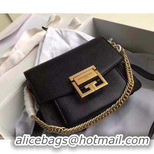 Top Grade Givenchy GV3 Lambskin Mini Shoulder Bag 501456 Black