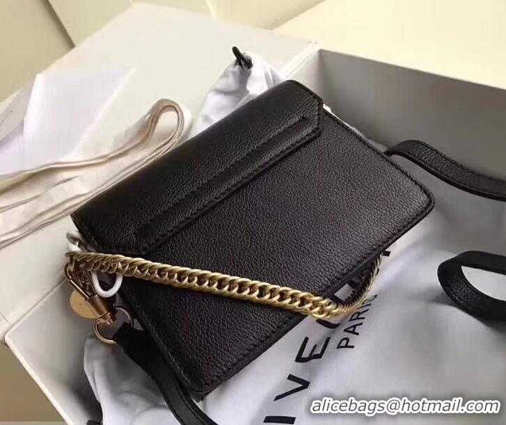 Top Grade Givenchy GV3 Lambskin Mini Shoulder Bag 501456 Black