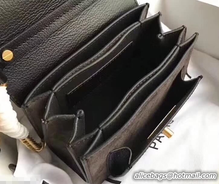 Top Grade Givenchy GV3 Lambskin Mini Shoulder Bag 501456 Black