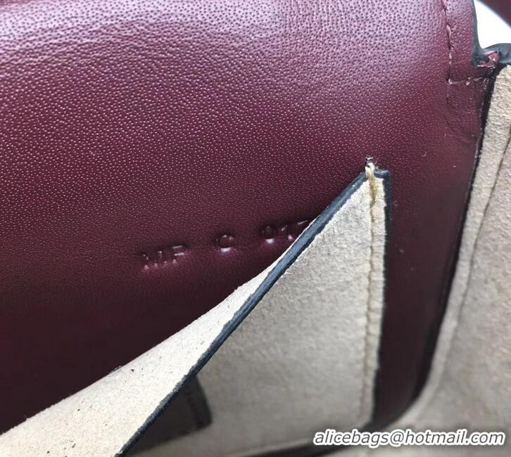 Duplicate Givenchy GV3 Lambskin Belt Bag 501450 Burgundy