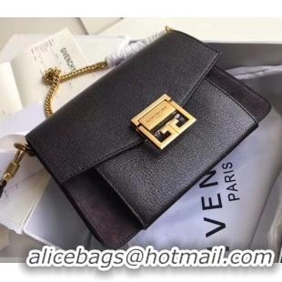 Good Quality Givenchy GV3 Lambskin Shoulder Bag 501459 Black/Gold