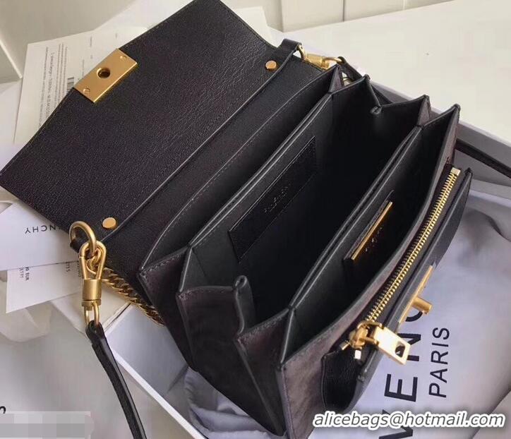 Good Quality Givenchy GV3 Lambskin Shoulder Bag 501459 Black/Gold