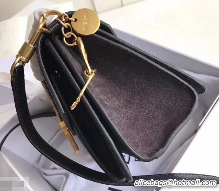 Good Quality Givenchy GV3 Lambskin Shoulder Bag 501459 Black/Gold