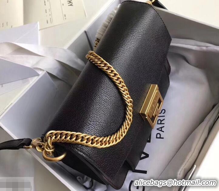 Good Quality Givenchy GV3 Lambskin Shoulder Bag 501459 Black/Gold