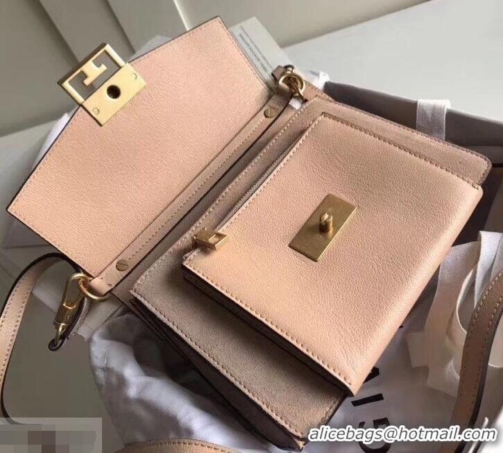 Pretty Style Givenchy GV3 Lambskin Shoulder Bag 501459 Nude