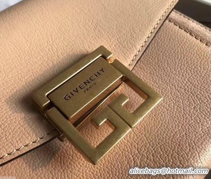 Pretty Style Givenchy GV3 Lambskin Shoulder Bag 501459 Nude