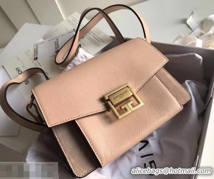 Pretty Style Givenchy GV3 Lambskin Shoulder Bag 501459 Nude