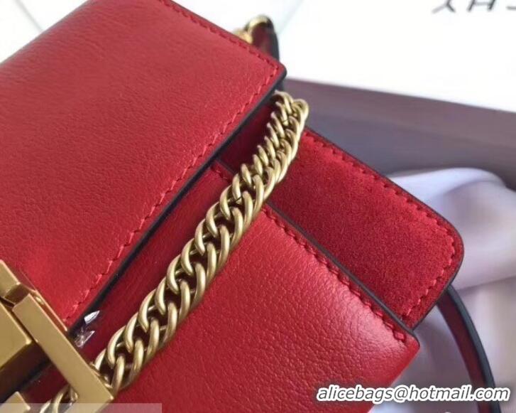 Unique Style Givenchy GV3 Lambskin Shoulder Bag 501459 Red/Gold