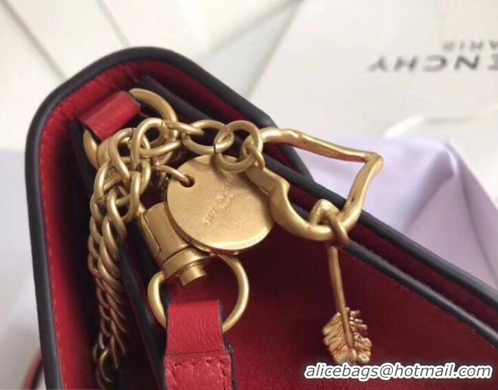 Unique Style Givenchy GV3 Lambskin Shoulder Bag 501459 Red/Gold