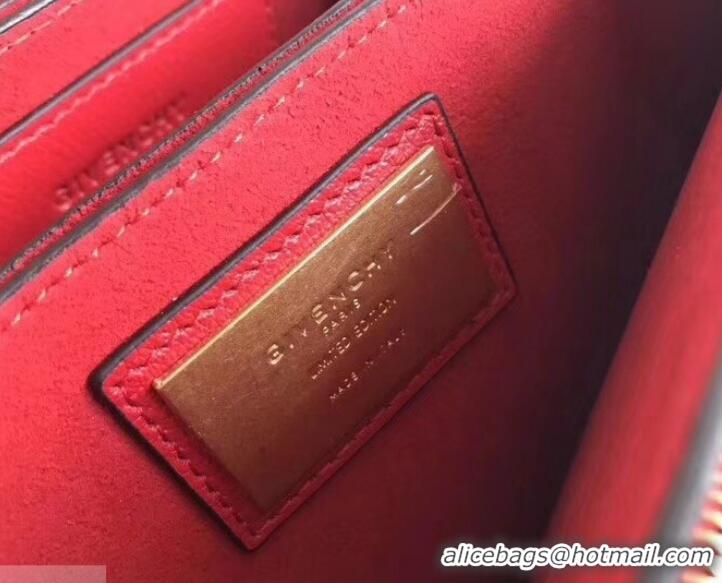 Unique Style Givenchy GV3 Lambskin Shoulder Bag 501459 Red/Gold